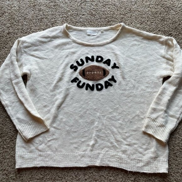 Mia&Tess Sunday Funday sweater size XL - Picture 2 of 5